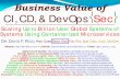 Business Value of CI, CD, & DevOps Secdavidfrico.com/rico19c.pdf · CI, CD, & DevOps Sec ... DevOps—Microservices ... • Avoid Canonical and Master Data Definitions • Not All