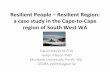 Resilient People –Resilient Region: a case study in the ... · – doctors/alternative health practitioners, hippies/yippies, surfers/fishers, bush walkers, artists/musicians •