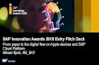 SKF-SAP Innovation Awards 2018 Entry Pitch Deck · SAP Innovation Awards 2018 Entry Pitch Deck Mikael Bjork, AB_SKF From paper to the digital flow on Apple devices and SAP Cloud Platform.