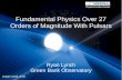 Fundamental Physics Over 27 Orders of Magnitude With Pulsars · Fundamental Physics Over 27 Orders of Magnitude With Pulsars Ryan Lynch Green Bank Observatory Image Credit: ESO Physics