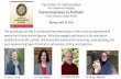 Pre-Conference Workshop Consciousness in Animals · even experiencing types of animal consciousness, coding, and cognition. THE SCIENCE OF CONSCIOUSNESS Pre-Conference Workshop ...