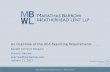 An Overview of the ACA Reporting Requirements · An Overview of the ACA Reporting Requirements Benefit Advisors Network Stacy H. Barrow sbarrow@marbarlaw.com ... Employers that do