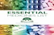 ESSENTIAL - ION Graphic Design Works · standardized Essential Medicines List can meet end users’ requirements and help rationalizing the purchase and distribution of medicines,