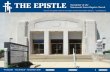 THE EPISTLE Newsletter of the Nineteenth Street …...12345678903˜4 04 4 4 4 4˜4 334 1 THE EPISTLE Newsletter of the Nineteenth Street Baptist Church “You are our epistle written