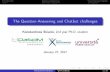 Konstantinos Skianis,2ndyearPh.D.student January27,2017kskianis/presentations/qa_chatbots_2017.pdf · Introduction Question Answering Conversational Agents The Question-Answering