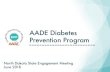 AADE Diabetes Prevention Program · 3 American Association of Diabetes Educators Diabetes Prevention Program (AADE DPP) 3 • We’re a multi -disciplinary membership organization
