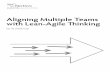 Aligning Multiple Teams with Lean-Agile Thinking · Aligning Multiple Teams with Lean-Agile Thinking by Al Shalloway A Net Objectives Essential White Paper Net Objectives Press, a