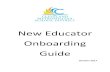 New Educator Onboarding Guide - clevelandmetroschools.org · Page | 9 New Educator Onboarding Guide Paperwork: Required paperwork/documentation will be sent to Educators upon hire;