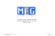 MFG Infinity BA124 Balustrade - MODERN FRAMELESS GLASS …€¦ · MFG Infinity BA124 Glass Balustrade System The Dulux powder coating warranty period is conditional upon the Balustrade