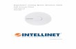 525800 - Intellinet Wireless 300N PoE Access Point · High-Power Ceiling Mount Wireless 300N PoE Access Point 3 2. Hardware Installation Wall Bracket Installation 1. Place the mounting