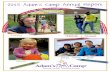 Hannah + Shawn · Adam’s Camp 2015 Annual Report Dear Adam’s Camp family and friends, We beat Disney! It was a simple note written by a 9-year-old camper in her spiral notebook,