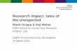 Research Impact: tales of the unexpectedssrg.org.uk/wp-content/uploads/2012/01/Martin-Knapp-Mar-2016.pdf · Research Impact: tales of the unexpected Martin Knapp & Anji Mehta NIHR