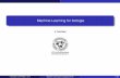 Machine Learning for biologie · 19.1 1.64 0.6 0.1 0.03 1.75 1.04 0.007 0.018 5 V. Monbet (UFR Math, UR1) Machine Learning for biologie (2019) 3/29 Dimension Reduction Principal Component