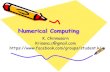Numerical Computing - Burapha Universitykrisana/886307/handout/00-Intro.… · General introduction The overall goal of the field of numerical analysis is the design and analysis