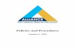 Policies and Procedures - Alliance - Home · 2.12 Institutional retention of studyrecords ... 2.13 Non-member Collaborators ... Alliance Policies and Procedures - Alliance Policies