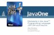 Modularity in the Java Programming Language: JSR …...5 The modularity landscape in JDK7 JSR 294 Language and VM features to support module systems The OSGi module system is well