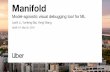 Manifold - USENIX...Manifold Model-agnostic visual debugging tool for ML Lezhi Li, Yunfeng Bai, Yang Wang OpML’19 May 20, 2019 Manifold: model-agnostic visual debugging tool for