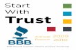 Start With Trust - Better Business Bureau® of SA Annual Re… · Lynn Corbeil, Director of Business Relations BBB Accredited Business Development 13 This year, our BBB Accredited