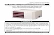 UNIT HEATER INSTALLATION/OPERATION/MAINTENANCEpartner.reznorhvac.com/files/I-UD&APD (04-19... · 6 I-UD&APD (04-19) PN195673R33 UNIT HEATER LOCATION ⚠ CAUTION ⚠ Unit heaters should