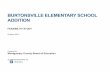 BURTONSVILLE ELEMENTARY SCHOOL ADDITION · This feasibility study for the Burtonsville Elementary School addition was conducted for Montgomery County Public Schools (MCPS) by the