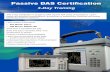 Passive DAS CertificationPassive DAS Certification 3-Day Training Learn Anritsu instruments • Site Master S331L • PIM Master MW82119B Work from a simulated site plan Build and
