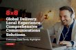 Global Delivery. Local Experience. Comprehensive ... · NetSuite CIO. 8x8 Products: Virtual Office. Accelerating Business Transformation on a Global Scale. As the industry’s leading