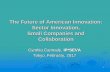 The Future of American Innovation: Sector Innovation ... · The Future of American Innovation: Sector Innovation, Small Companies and Collaboration Cynthia Cannady, IP*SEVA ... technology