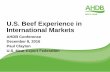 International Beef Markets - AHDB Beef & Lambbeefandlamb.ahdb.org.uk/wp-content/uploads/2016/12/... · Burger King 4,998 7,126 12,124 Dominos 4,422 5,200 9,622 Dunkin Donut 3,005