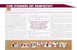 MOTIVATIONAL THINKING THE POWER OF EMPATHY · THE POWER OF EMPATHY So what is EQ, Emotional Quotient – better known as emotional intelligence? EQ is the ability to identify and