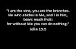 459 - 'Abide in Me, and I in You' · John 15:1-8 “I am the true vine, and My Father is the vinedresser. Every branch in Me that does not bear fruit He takes away; and every branch