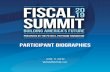 2019 Fiscal Summit: Building America's Future - Presented ......demographics, American political demographics, and the U.S. Census. His most recent book is Diversity Explosion: How