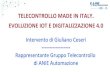 TELECONTROLLO MADE IN ITALY. EVOLUZIONE IOT E … · 2018-12-22 · esperienze delle imprese tecnologiche che operano la convergenza digitale, renderà eviden? i vantaggi di tale