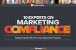 10 EXPERTS ON MARKETING - MarketOps Consultingmarketopsconsulting.com/dir/.../Workfront_Marketing... · marketing workflows, with support from Workfront, we asked 10 compliance marketing