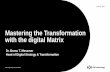 Mastering the Transformation with the digital Matrixcustomer.ticketino.com/files/hpe17/Reimagine2017_12... · Digital is the new normal The compelling customer experience on all channels