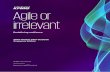 Agile or irrelevant€¦ · the uncertainty and volatility of today’s business environment. Today, CEOs are increasingly focused on building the organizational resilience needed