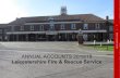 ANNUAL ACCOUNTS 2018/19 Leicestershire Fire & Rescue Service · liabilities Non current assets (Property, Plant & Equipment) £51m Net current assets (debtors, creditors and ... unclear