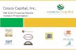 9M 2019 Financial Results Investor Presentationcoscocapitalbeta.webtogo.com.ph/images/items/... · 9M 2019 Consolidated Financial Highlights (In PHP millions) 5-0.4% +5.6% +3.1% +137%