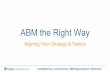 ABM the Right Way - vyakar.com · Greg Hessong - Account Director @ Bonfire Marketing has been helping B2B focused sales and marketing teams develop and execute Account-Based campaigns