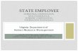 STATE EMPLOYEE Workforce, Compensation, Health Insurance, Workers’ Compensation…hac.virginia.gov/subcommittee/compensation_retirement/... · 2016-01-18 · compensation & retirement