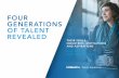 FOUR GENERATIONS OF TALENT REVEALED - LinkedIn · 2020-05-11 · Four Generations of Talent Revealed 2 INTRODUCTION Among today’s world of innovators, disruptors and entrepreneurs,
