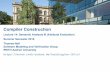 Compiler Construction - Lecture : [1ex] Summer Semester ... · Simpler Construction for Showing the Intrinsically Exponential Complexity of the Circularity Problem for Attribute Grammars,