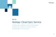 EBOOK NetApp Cloud Sync Service Sync/NetApp... · systems and Amazon and Azure cloud storage services. 3 Introducing Cloud Sync NetApp® Cloud Sync works with NFS, CIFS, Amazon S3,