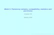 Week 3: Parsimony variants, compatibility, statistics and ...evolution.gs.washington.edu/gs570/2010/week3.pdf · Week 3: Parsimony variants, compatibility, statistics and parsimony