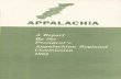 Appalachia: A Report by the President's Appalachian ... · ROBERT A. WALLACE, Assistant Secretary, Treasury Department SIDNEY H. WOOLNER, Commissioner, Community Facilities Administration,