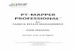 PT-MAPPER PROFESSIONAL - Pear Technology · USER MANUAL Version 5.67 and higher ... PT-Mapper can handle a wide variety of maps and images, but increasingly the maps are likely to
