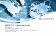 WESCO Internationalwesco.investorroom.com/download/RBC+1x1+Presentation...detail in the Form 10-K for WESCO International, Inc. for the year ended December 31, 2015 financial measures