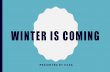 WINTER IS COMING - Harvard University€¦ · WINTER IS COMING PRESENTED BY HCSA. ALTHOUGH IT’S PRETTY… BE PREPARED! ESSENTIALS Down-filled jacket is the warmest Look for waterproof