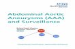 Abdominal Aortic Aneurysms (AAA) and Surveillance Aortic... · What is an aneurysm and an abdominal aortic aneurysm? An aneurysm occurs when the wall of a blood vessel loses its elastic