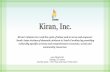 Kiran's mission is to end the cycle of abuse and to serve ... · Kiran, Inc. Kiran's mission is to end the cycle of abuse and to serve and empower. South Asian victims of domestic