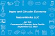 Ingeo and Circular Economy NatureWorks LLC · Ingeo and Circular Economy NatureWorks LLC Ian Toh Commercial Director, Asia Pacific September 15, 2016 ... Sustainable Packaging in